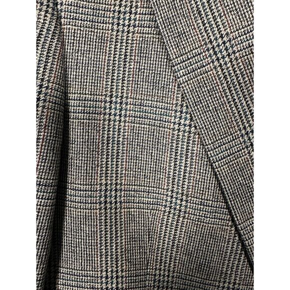 Polo University Club Ralph Lauren Vintage Silk Wool Houndstooth Blazer Suit 42 R - Picture 6 of 6